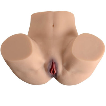 Masturbatore Iperrealistico Doppia Penetrazione in Silicone TPE